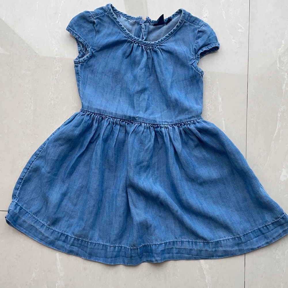 GAP DENIM Short Sleeve Dress